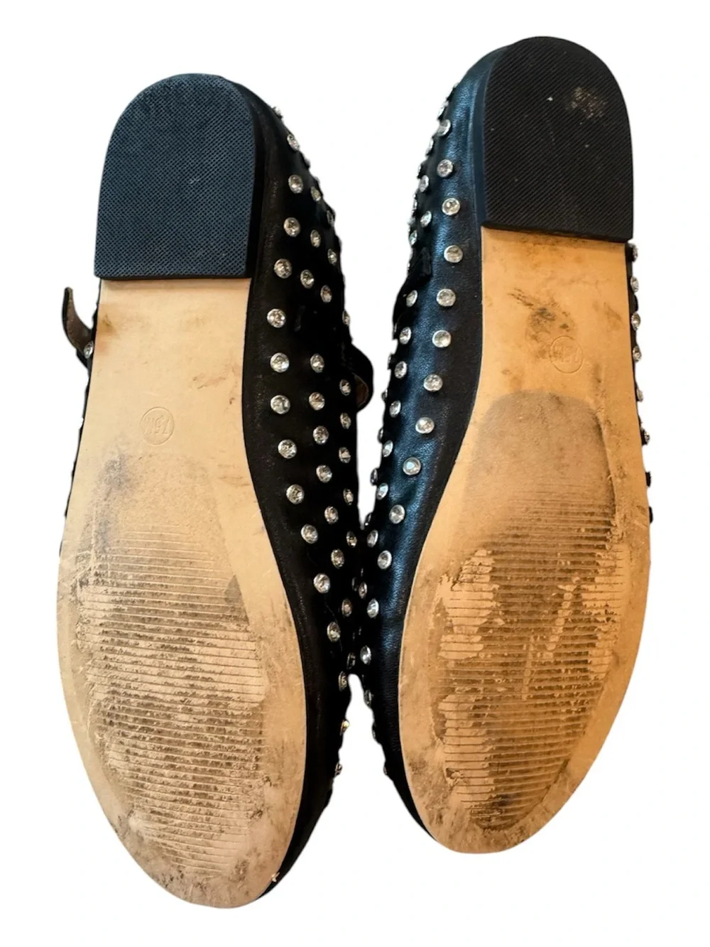 Cushionaire Black Studded Mary Jane Flats - Picture 3 of 4